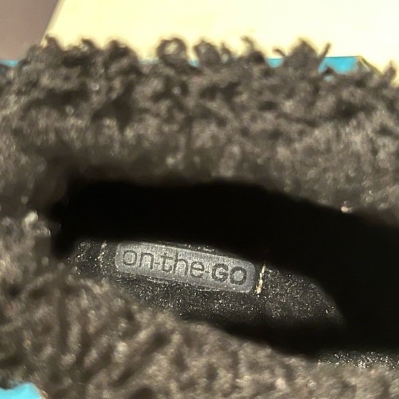 Skechers On The Go Black Fur-Lined Ankle Boots - Picture 6 of 8